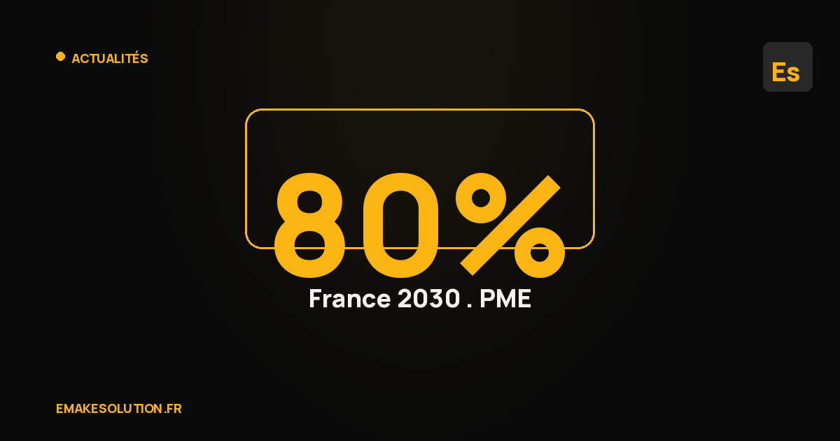 Couverture de l'article : IA Booster France 2030 financement PME